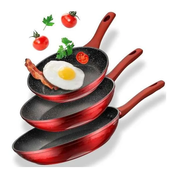 Royalty Line RL-FM3, 3 darabos serpenyőkészlet, átmérő: 20 /24 /28 cm